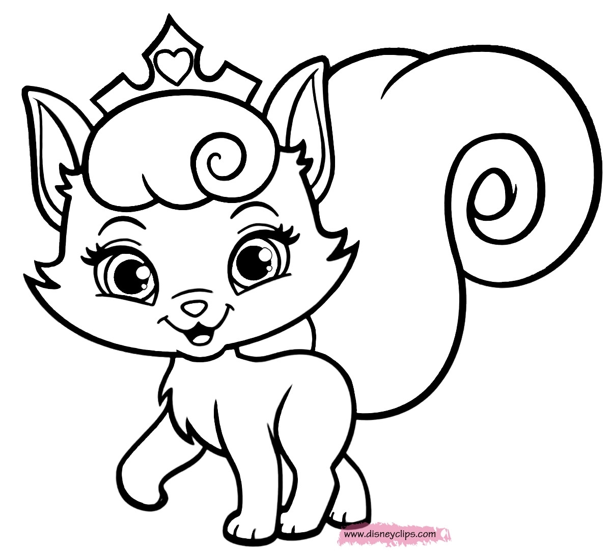 Kitten Coloring Pages Free Printable