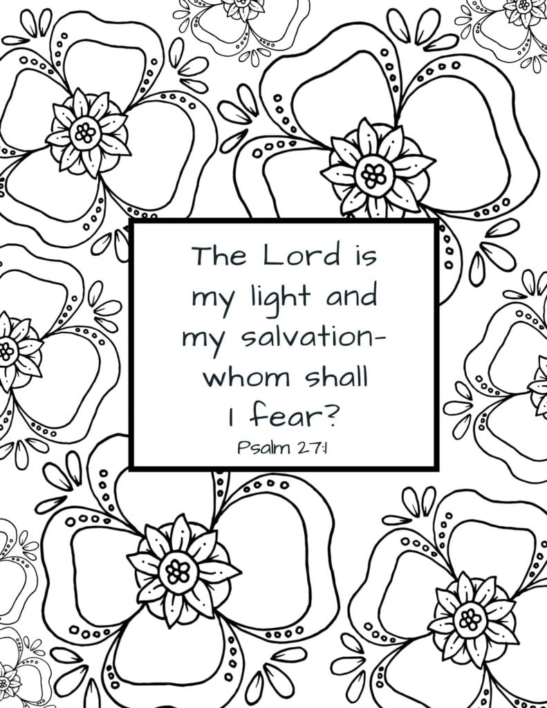Kjv Bible Verse Coloring Pages Printable Kjv Bible Verse Coloring Pages Printable