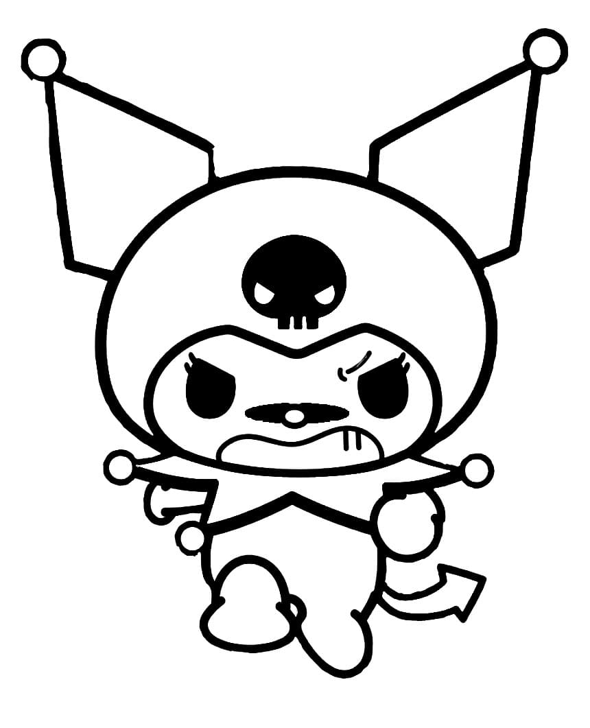 Kuromi 1 Coloring Page Free Printable Coloring Pages For Kids