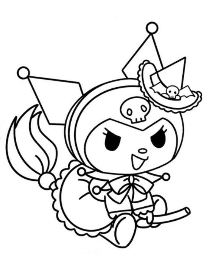 Kuromi Coloring Pages Free Printable PDF Kuromi Coloring Pages Free Printable PDF