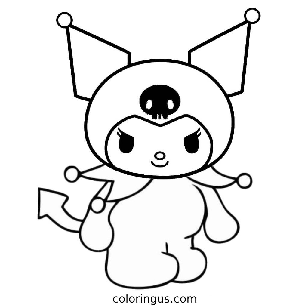 Kuromi Free Printable Kuromi Coloring Pages Kuromi Free Printable Kuromi Coloring Pages