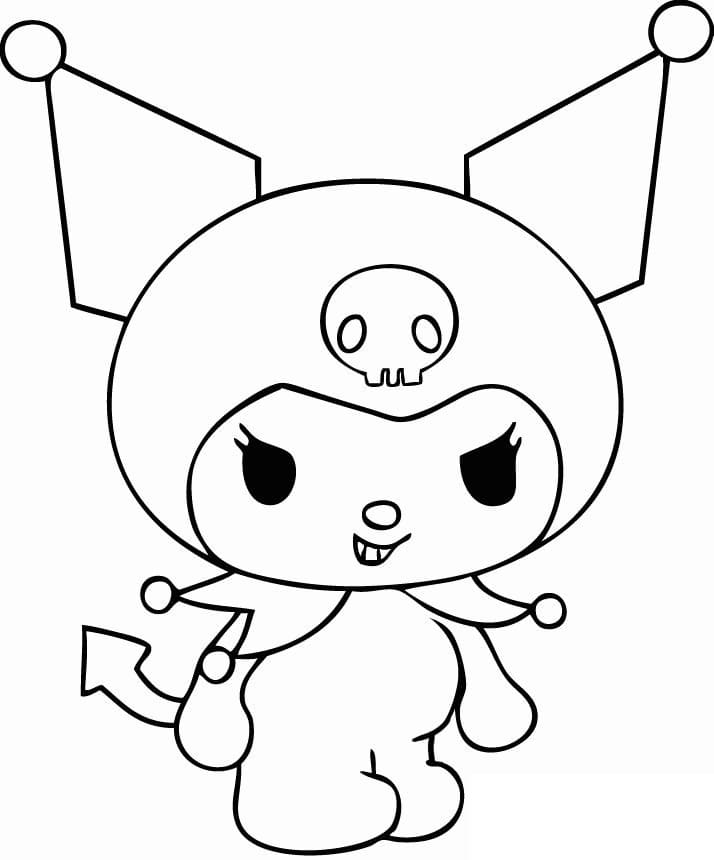 Kuromi Smiling Coloring Page Free Printable Coloring Pages For Kids Kuromi Smiling Coloring Page Free Printable Coloring Pages For Kids