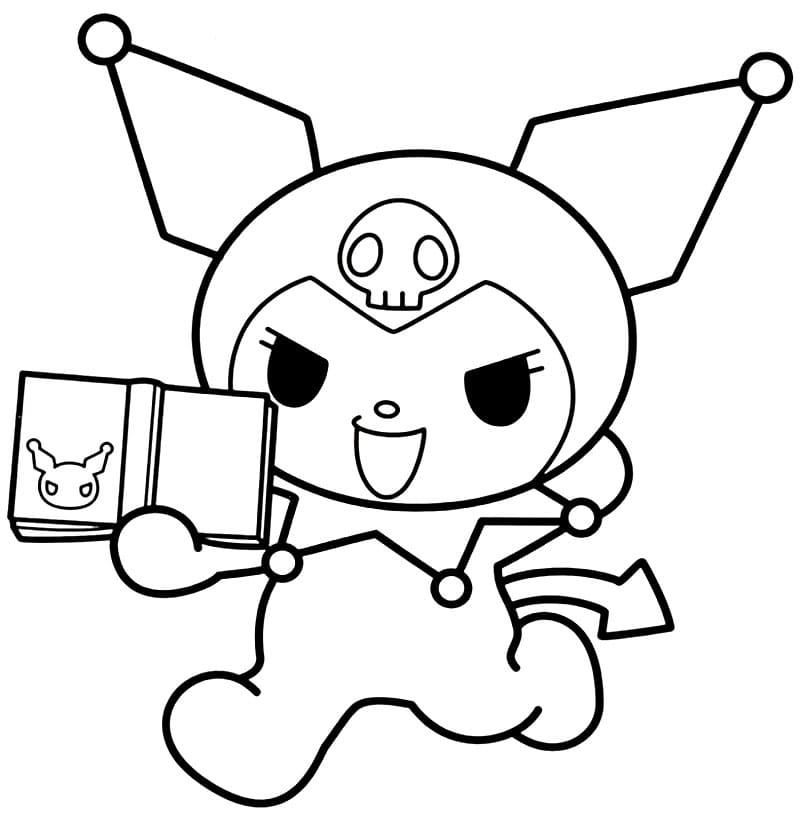 Kuromi color by number