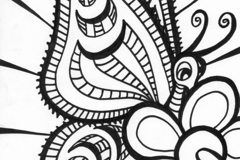 Large Print Coloring Pages