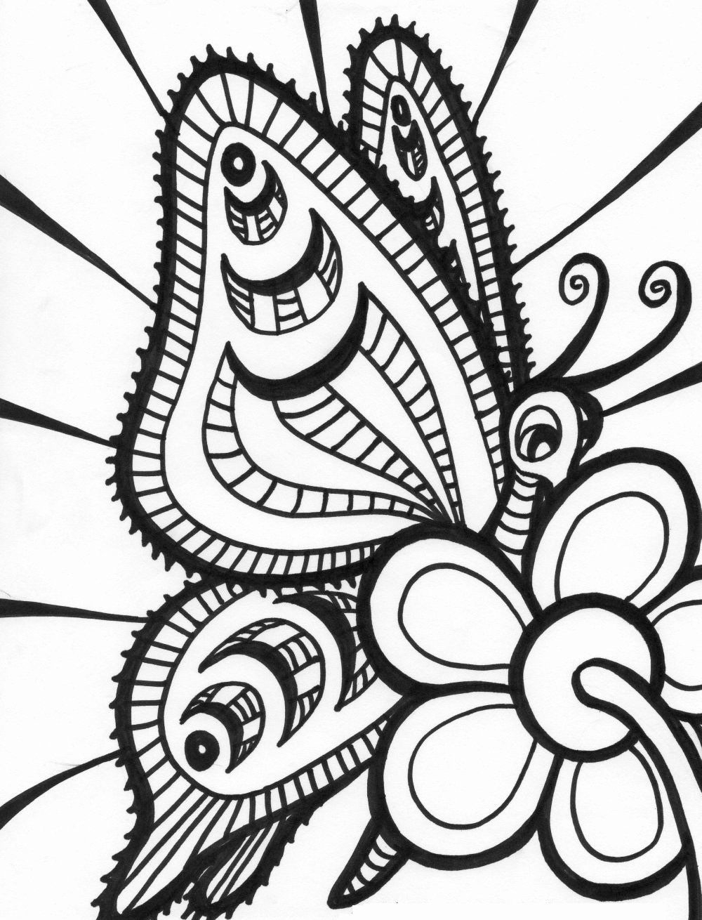 Large Print Coloring Pages