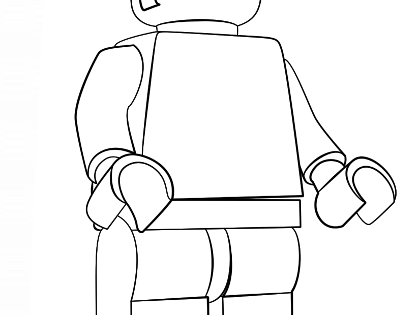 Lego Character Coloring Pages Coloring Home