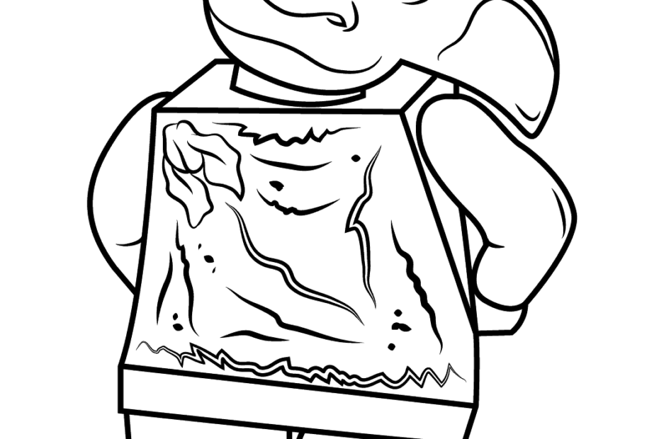 Lego Harry Potter Dobby Coloring Page Printable