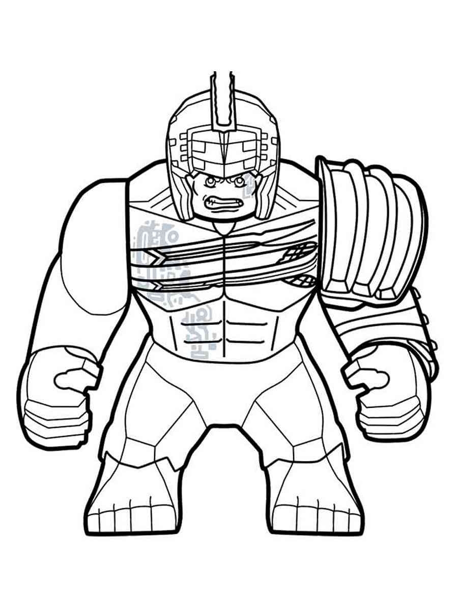 detailed Hulk coloring pages