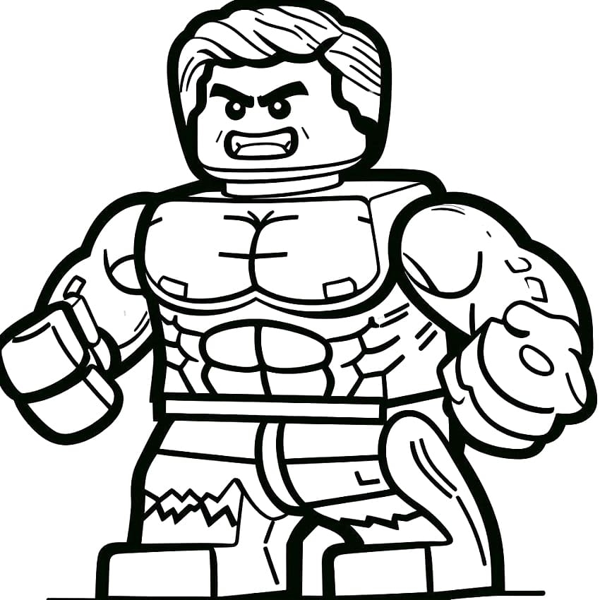 Lego Hulk Printable Coloring Page Download Print Or Color Online For 