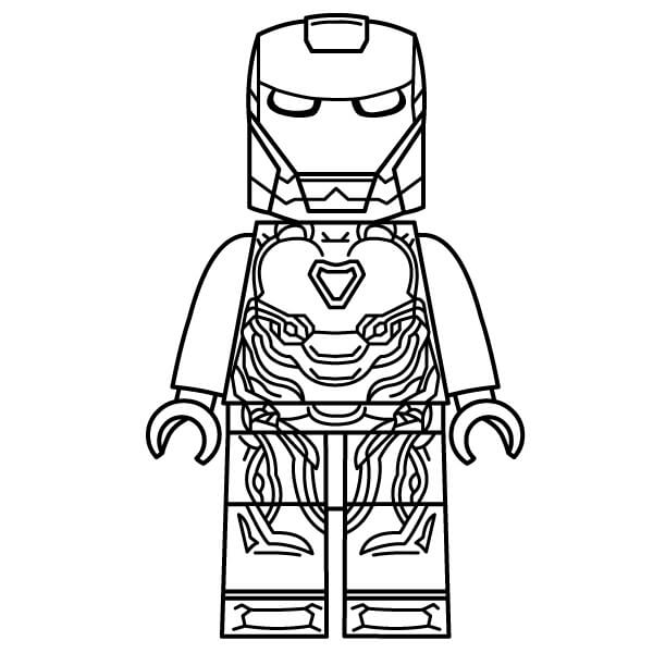 Lego Iron Man 2 Coloring Page Free Printable Coloring Pages For Kids