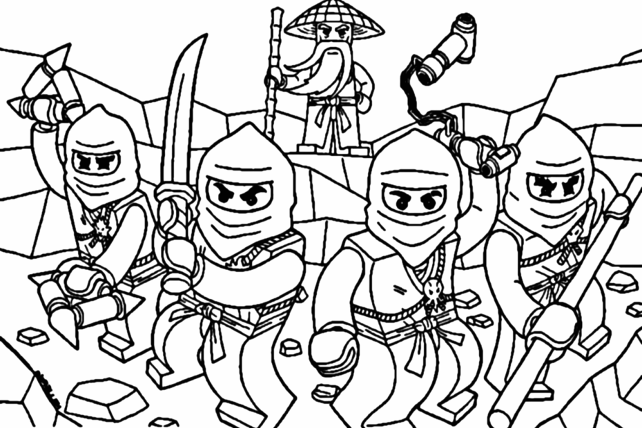 Lego Ninjago Coloring Sheets Free Printable Coloring Pages