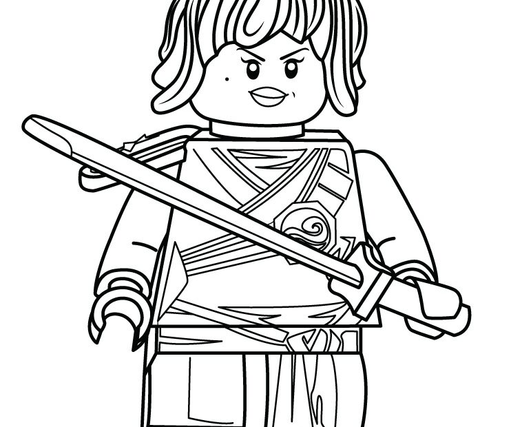 Lego Ninjago Jay Colouring Pages Infoupdate