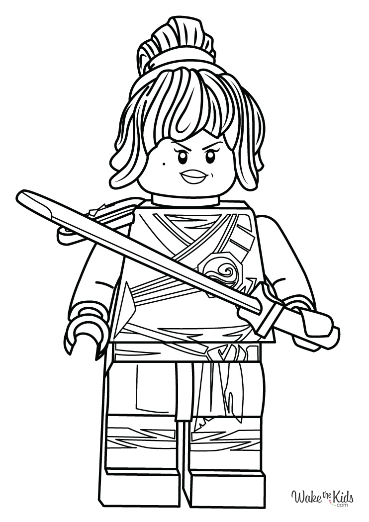 Lego Ninjago Jay Colouring Pages Infoupdate