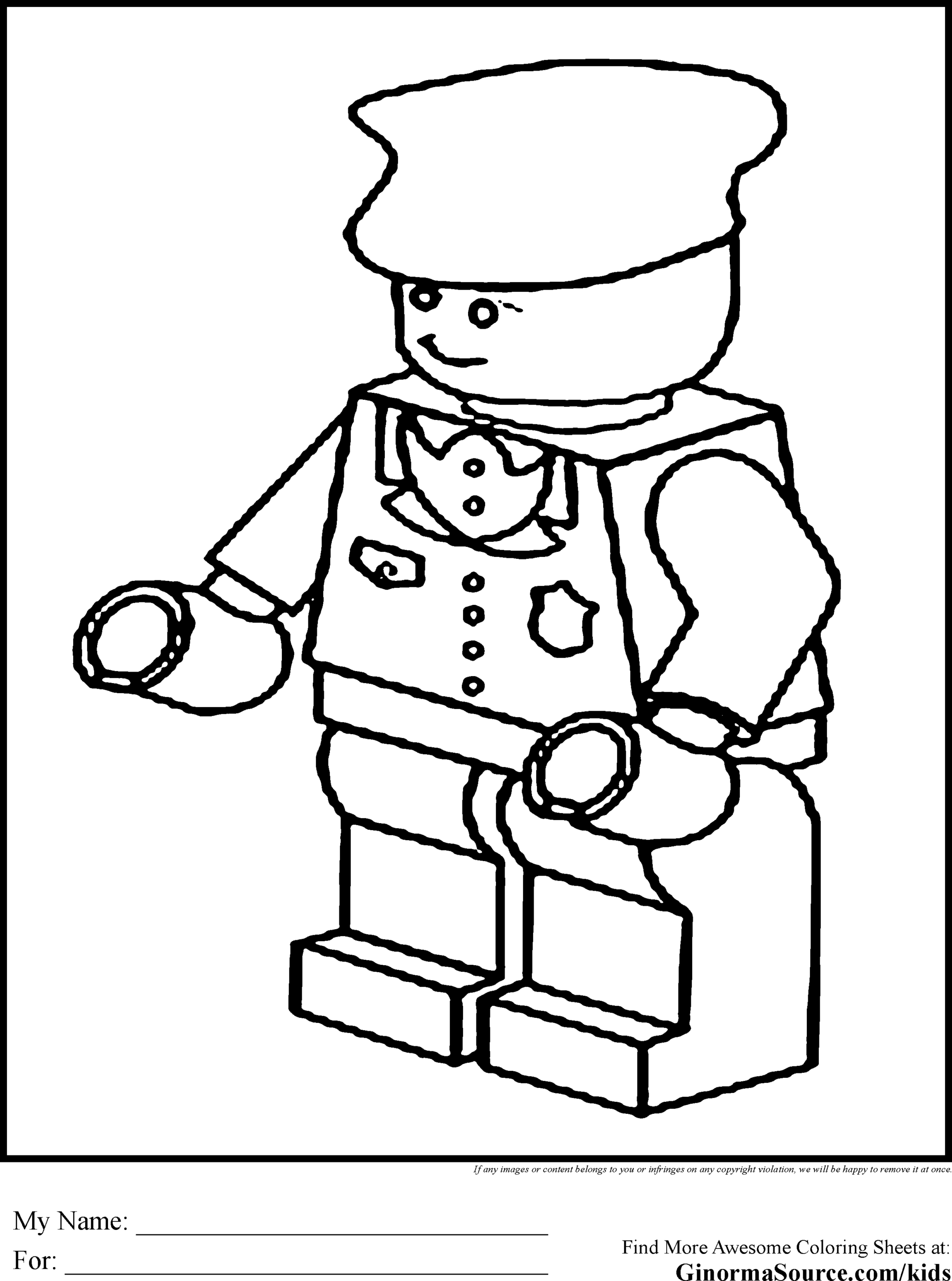 Legos Coloring Pages Free Printable Coloring Home