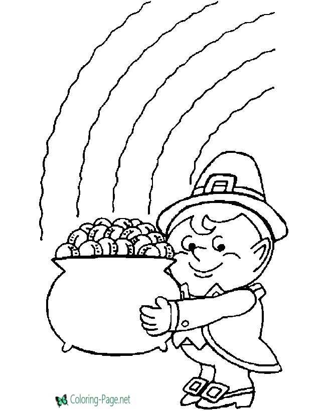 Leprechaun Coloring Pages Leprechaun Coloring Pages