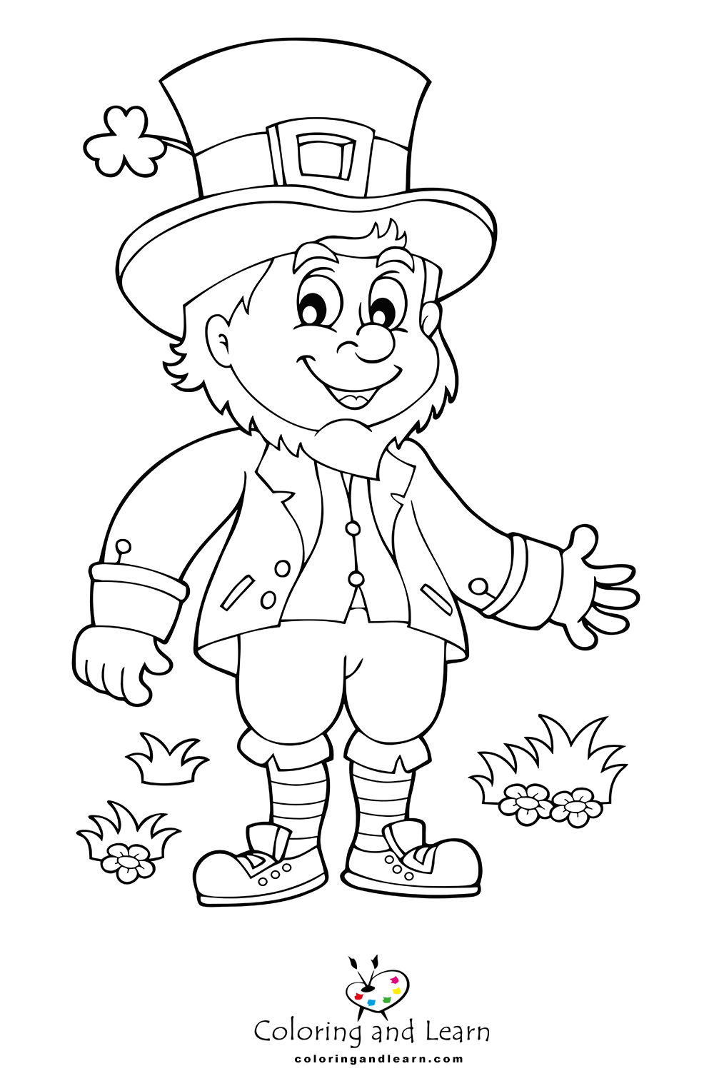 leprechaun coloring sheets leprechaun coloring sheets