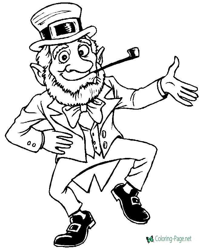 Leprechaun Coloring Pages Leprechaun Coloring Pages