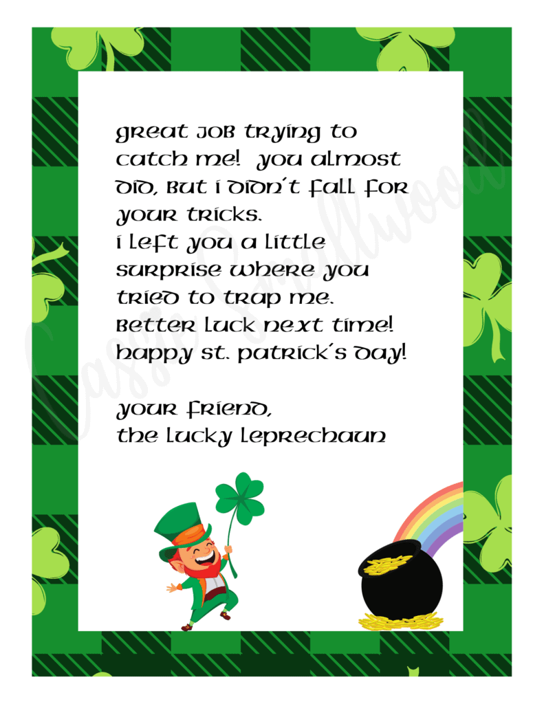 Leprechaun Letters 1 Cassie Smallwood