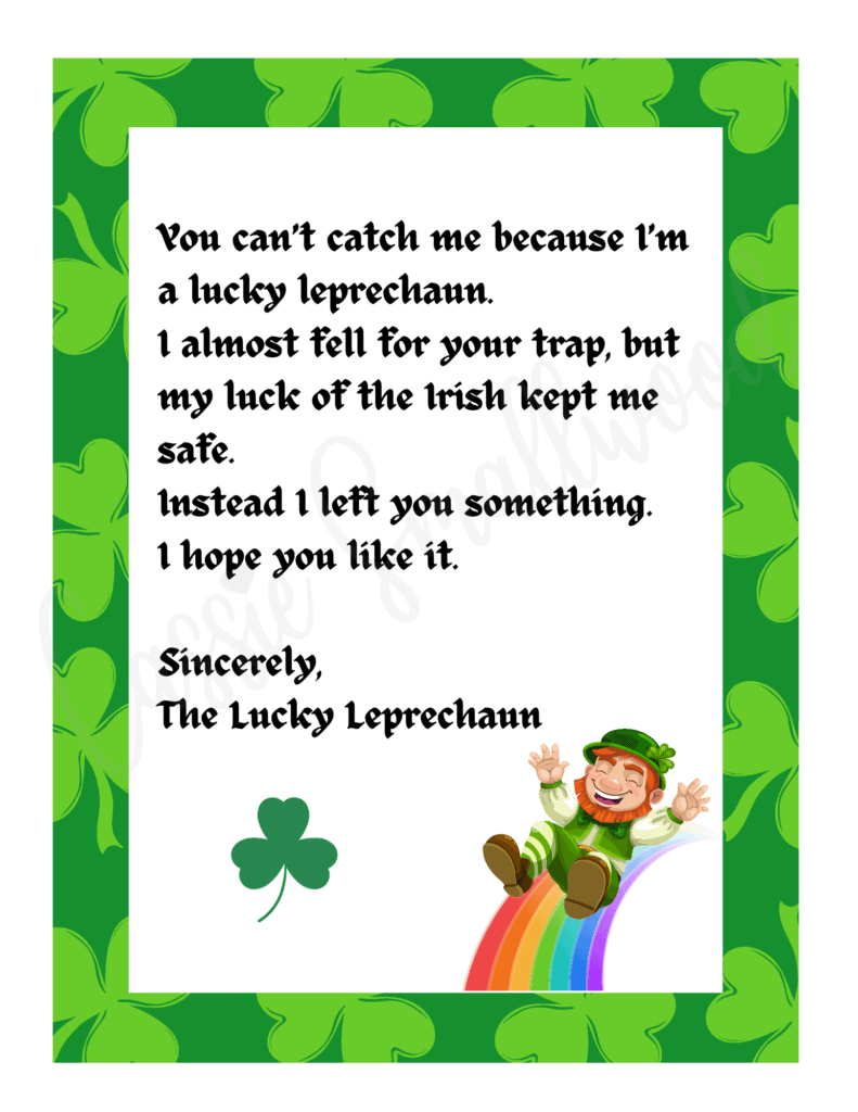 Leprechaun Letters 2 Cassie Smallwood