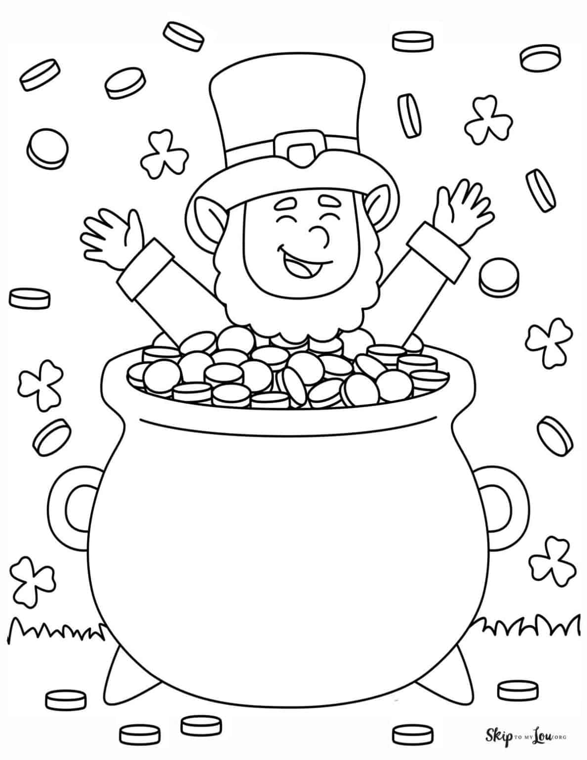 printable coloring pages leprechaun printable coloring pages leprechaun