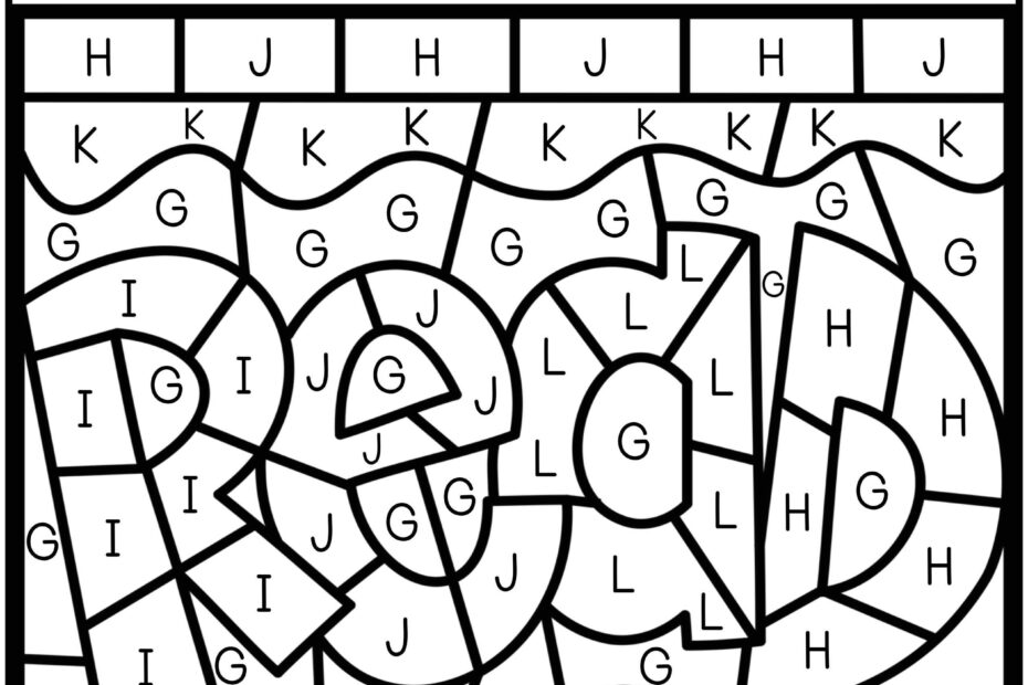 Letter Color Sheets Preschool