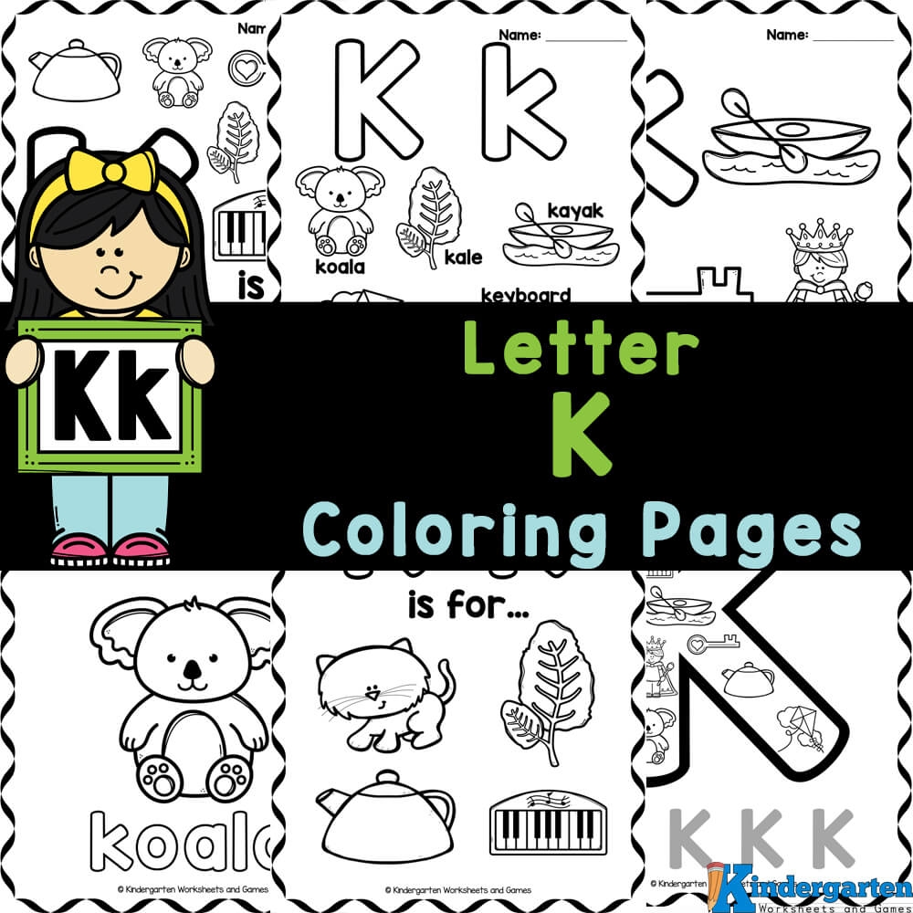 Letter K Coloring Sheet Free Printable Infoupdate