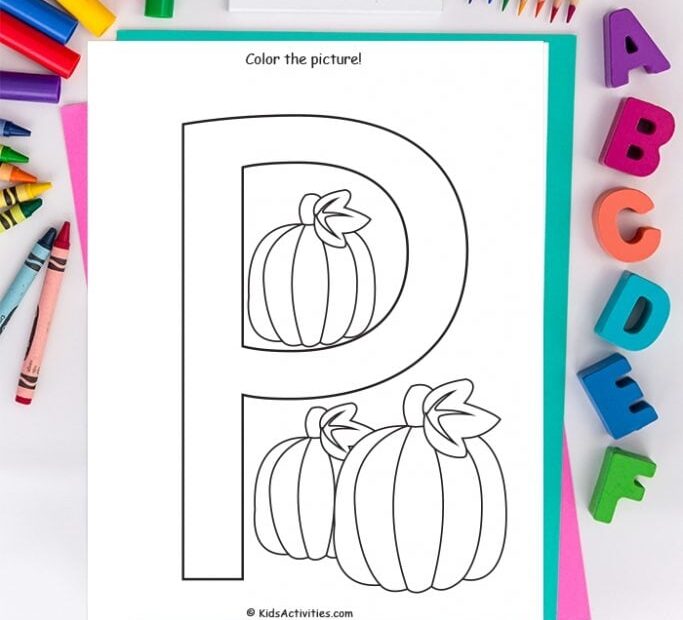 Letter P Coloring Pages Pre Infoupdate