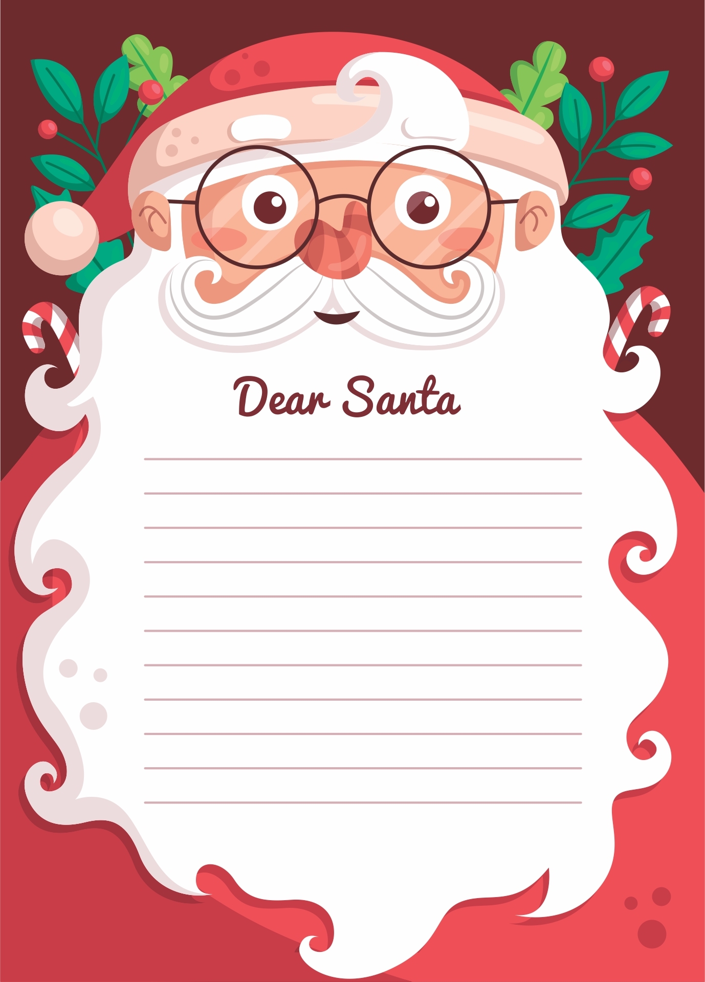 Letters From Santa Claus Templates 10 Free PDF Printables Printablee