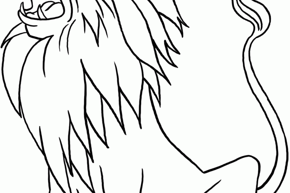 Library Lion Coloring Pages Coloring Home