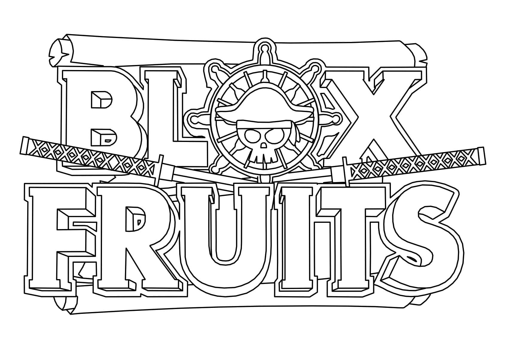 Light In Blox Fruits Coloring Play Free Coloring Game Online