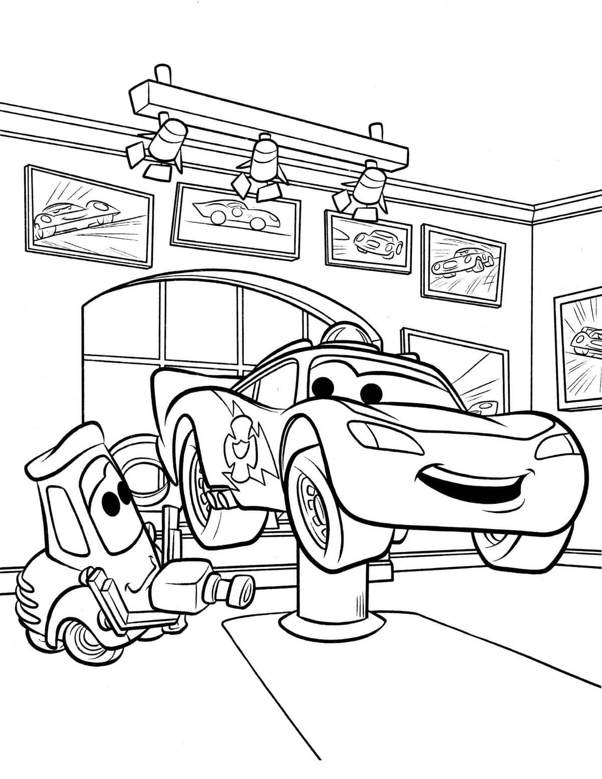 free Lightning McQueen coloring pages free Lightning McQueen coloring pages