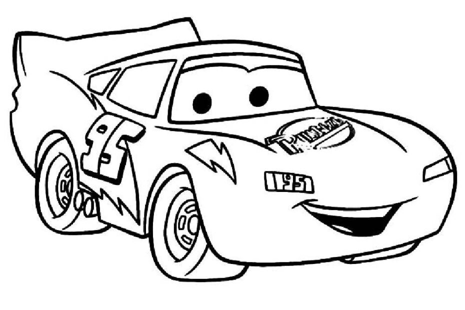 Lightning Mcqueen Coloring Pages Free Printable PDF