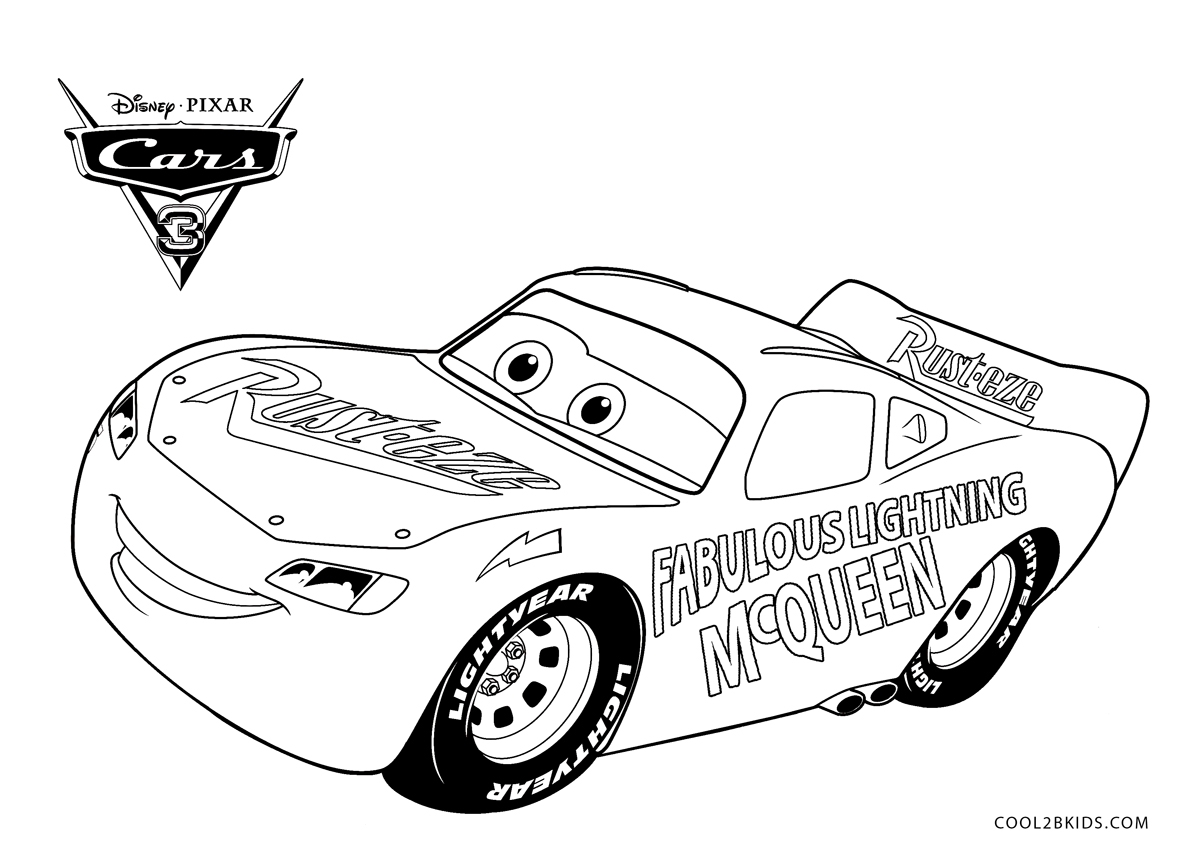 Lightning Mcqueen Pictures To Print And Colour