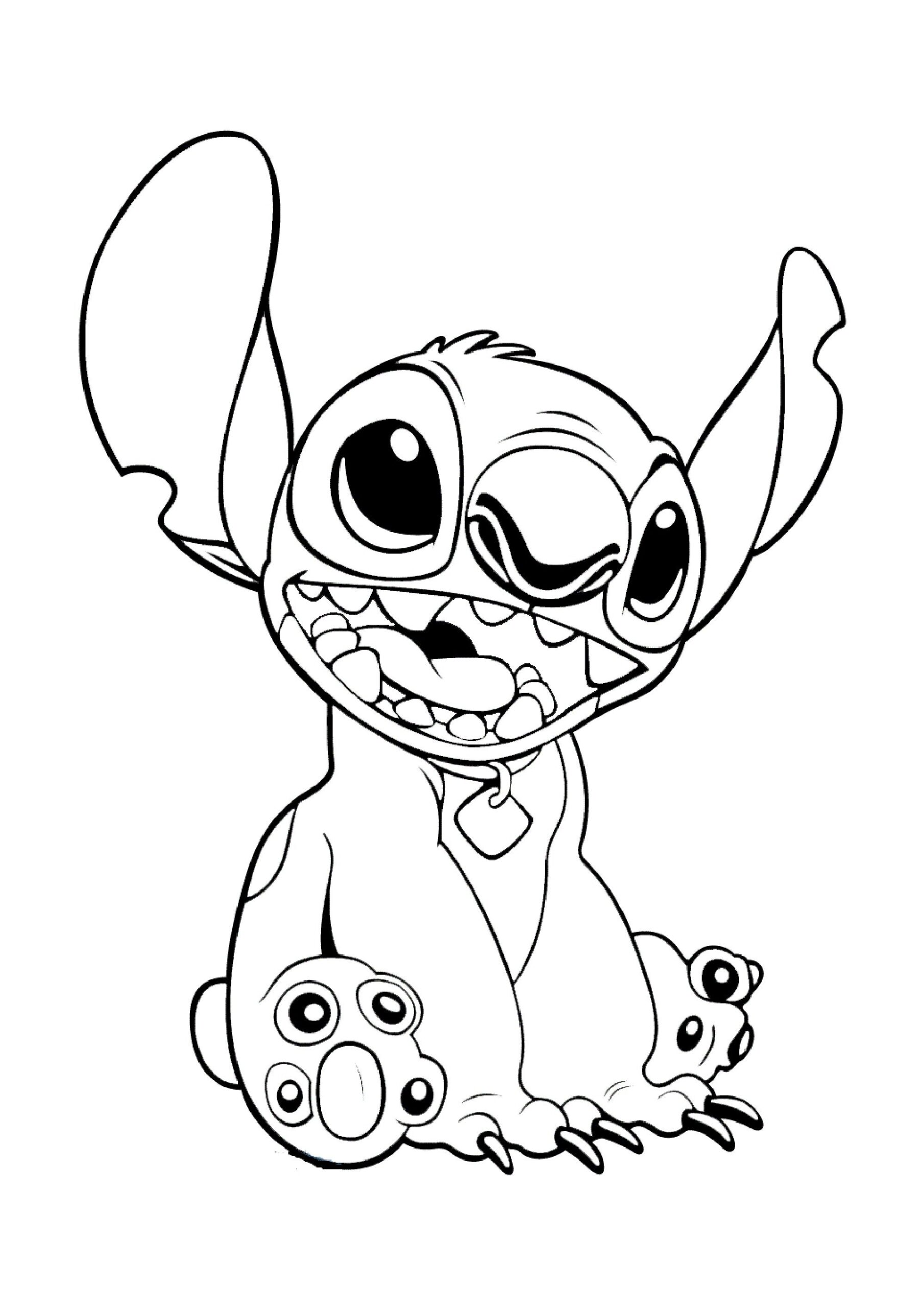 Lilo And Stitch Printable Color Sheet
