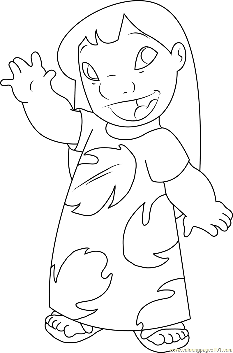 Lilo Pelekai Coloring Page For Kids Free Lilo Stitch Printable Lilo Pelekai Coloring Page For Kids Free Lilo Stitch Printable