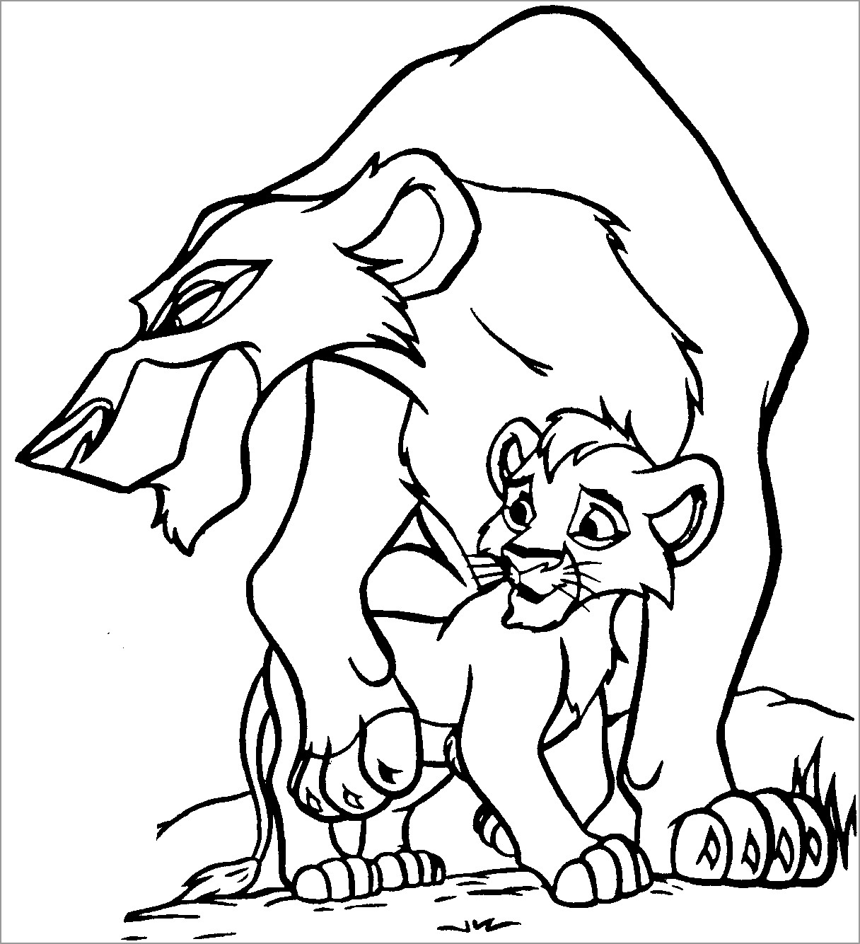 Lion Coloring Pages ColoringBay Lion Coloring Pages ColoringBay