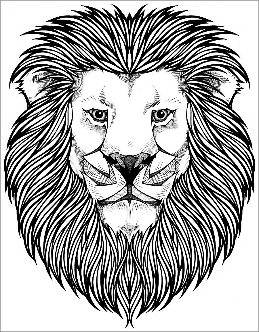 Lion Coloring Pages ColoringBay Lion Coloring Pages ColoringBay