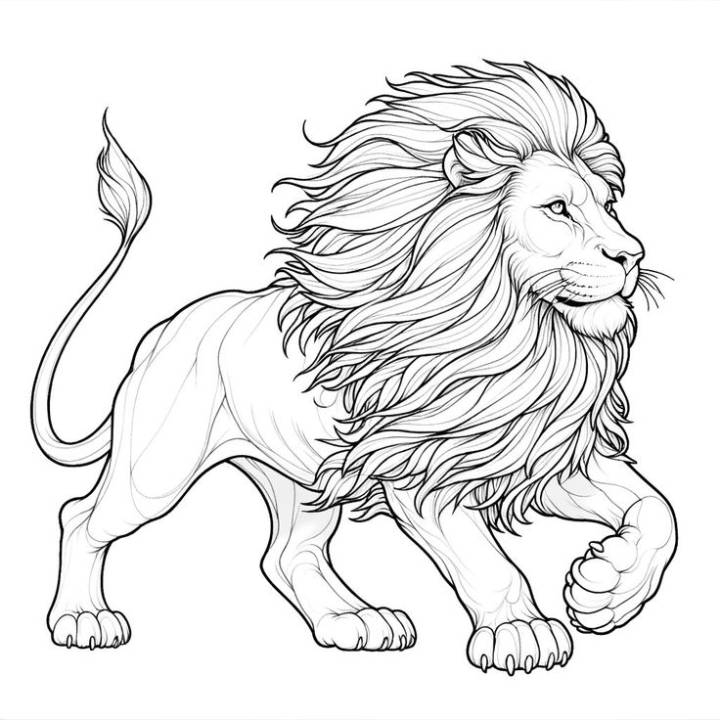 female lion coloring page female lion coloring page