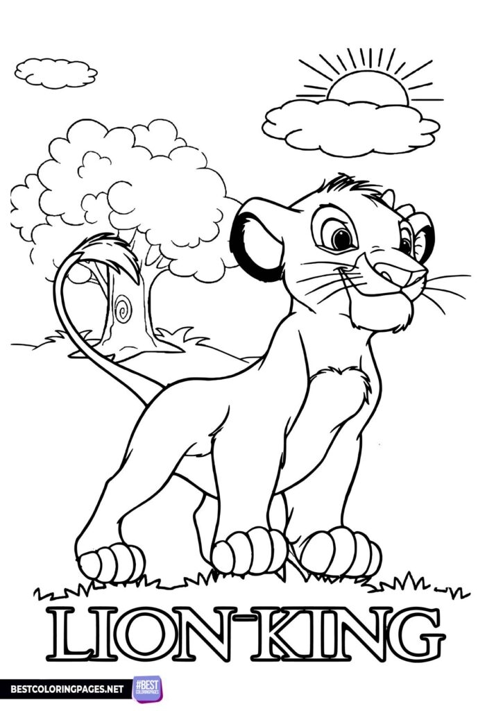 Lion King Coloring Pages Free Printable Coloring Pages Lion King Coloring Pages Free Printable Coloring Pages