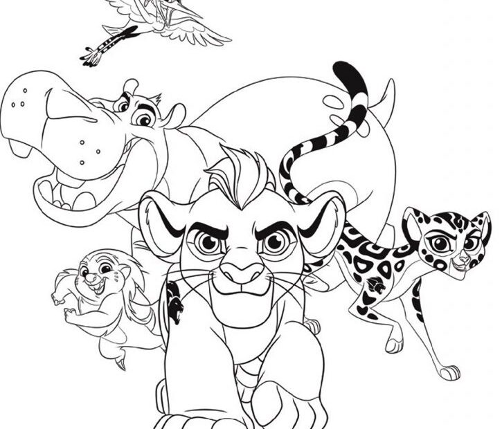 Lion King Coloring Pages Printable