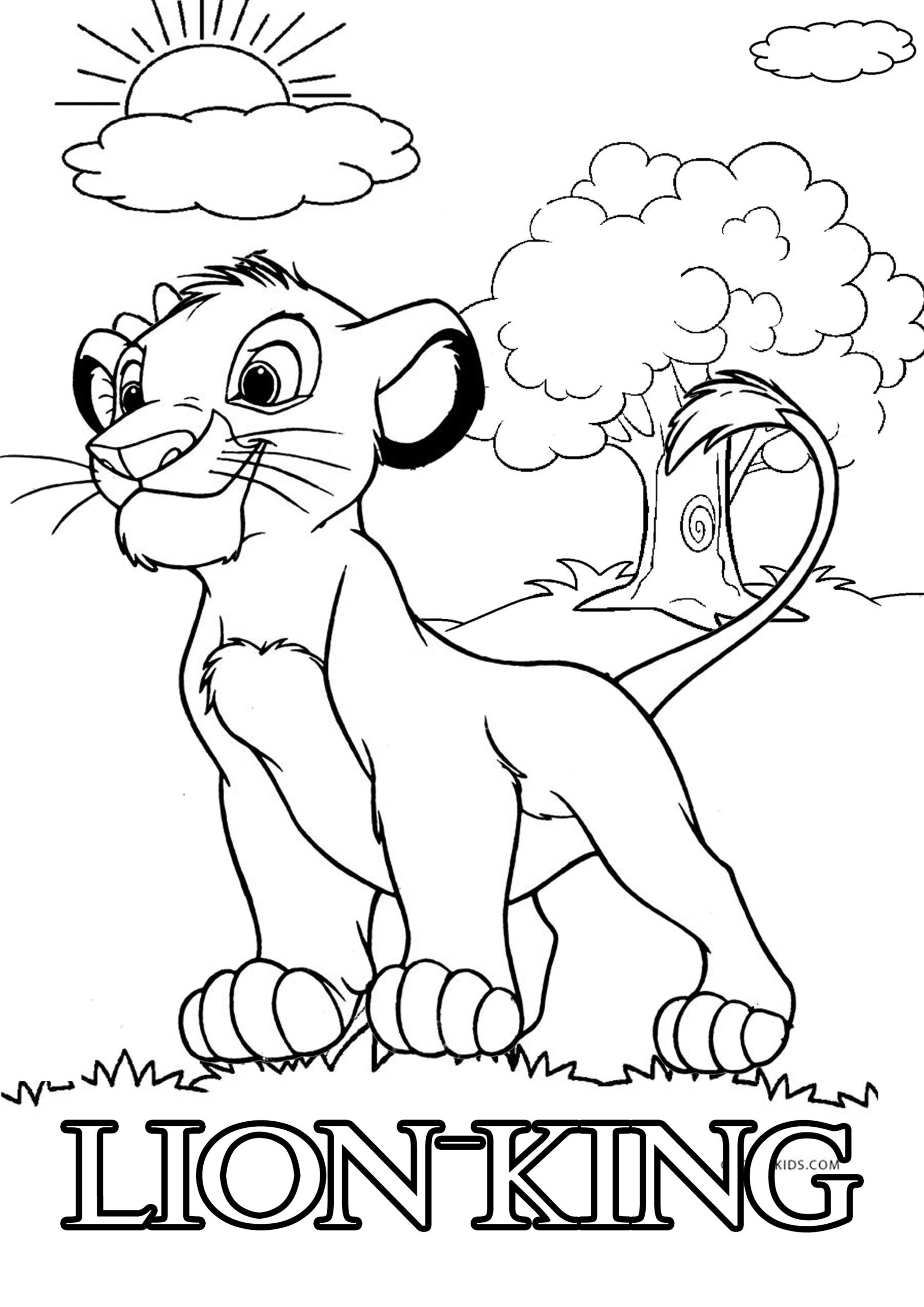 Lion King Printable Coloring Pages Lion King Printable Coloring Pages