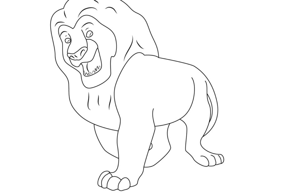 Lion King Simba Coloring Page For Kids Free The Lion King Printable