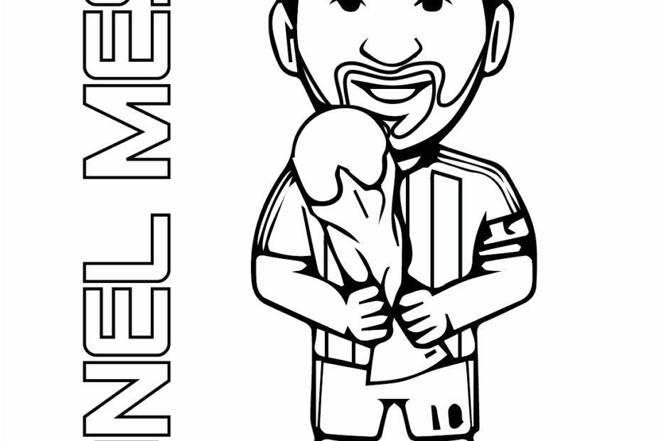 Lionel Messi Coloring Pages