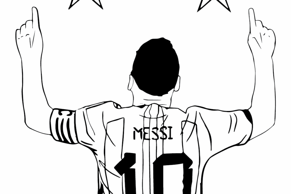 Lionel Messi Coloring Pages Coloring Pages For Kids And Adults
