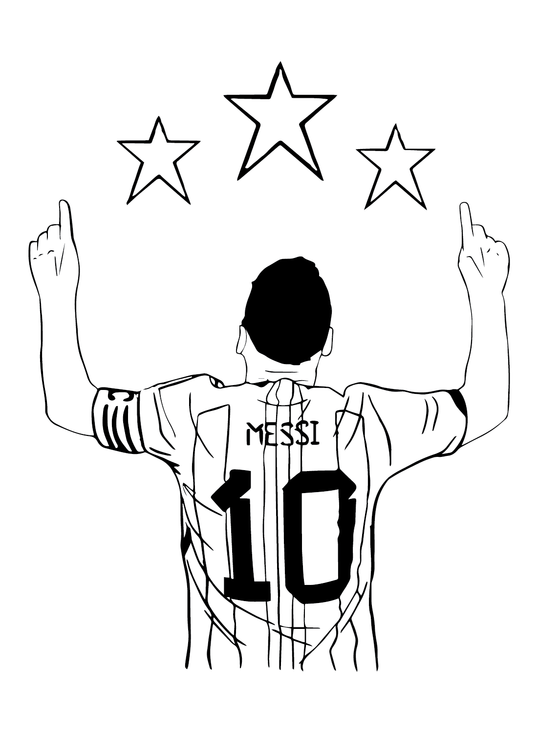 Lionel Messi Coloring Pages Coloring Pages For Kids And Adults 