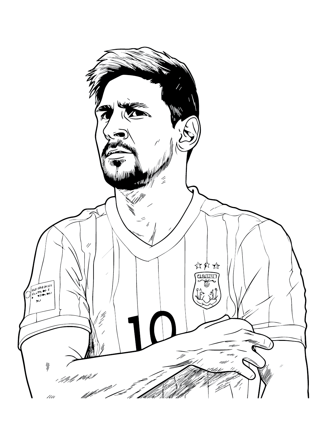 Messi coloring pages realistic Messi coloring pages realistic