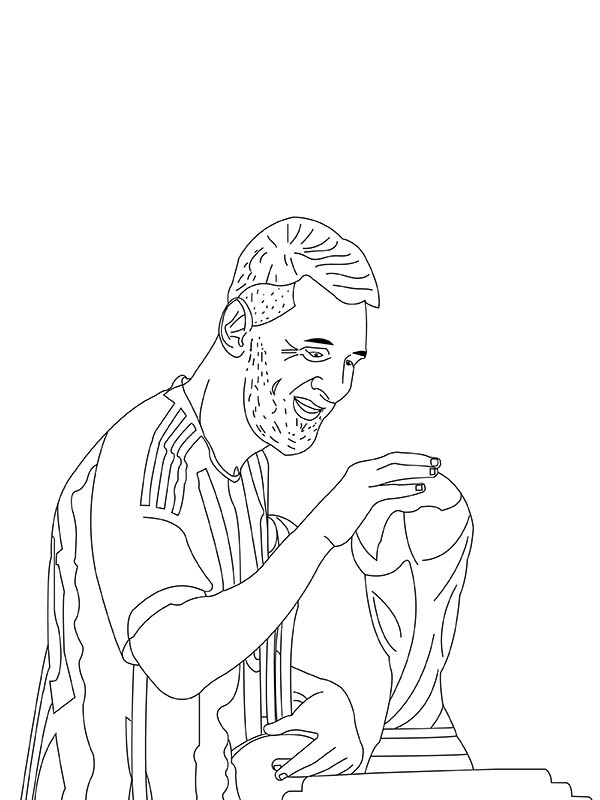 lionel Messi colouring pictures