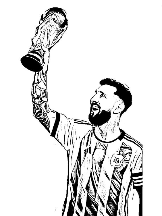 Lionel Messi Sheets Coloring Page Free Printable PDF Lionel Messi Sheets Coloring Page Free Printable PDF