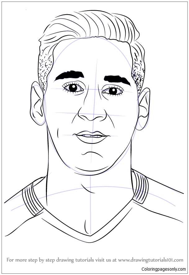 Lionel Messi Vs Cristiano Ronaldo Coloring Page Coloring Pages Lionel Messi Vs Cristiano Ronaldo Coloring Page Coloring Pages
