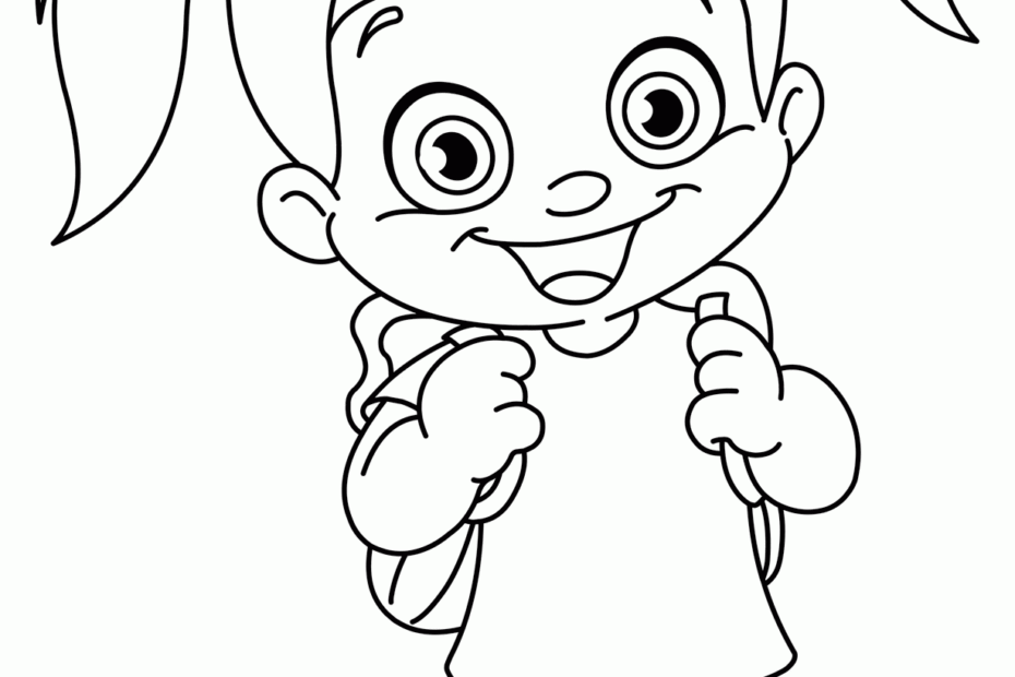 Little Girl Coloring Pages Printable Coloring Home